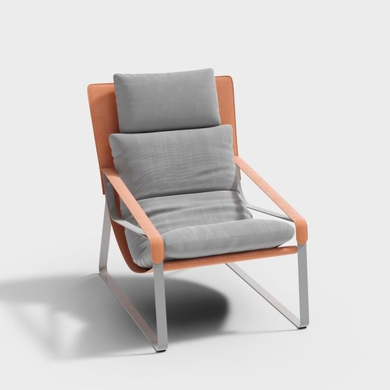 Cozy Lounge Chair 3D model