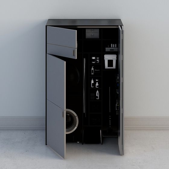 Hidden Laundry Room 3D model