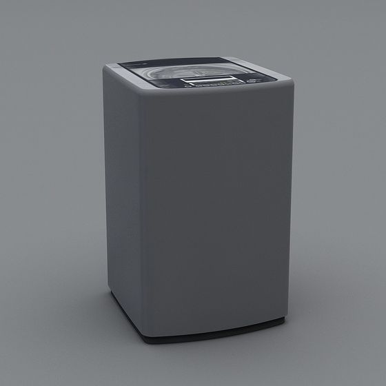 Sleek Modern Washing Machine 3D model