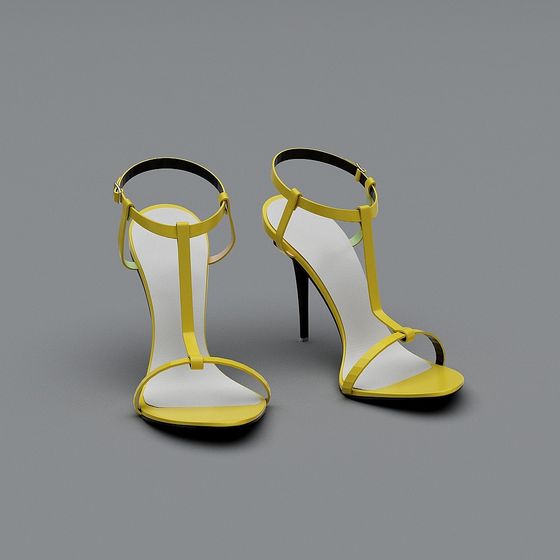 Urban Elegance High Heels 3D model