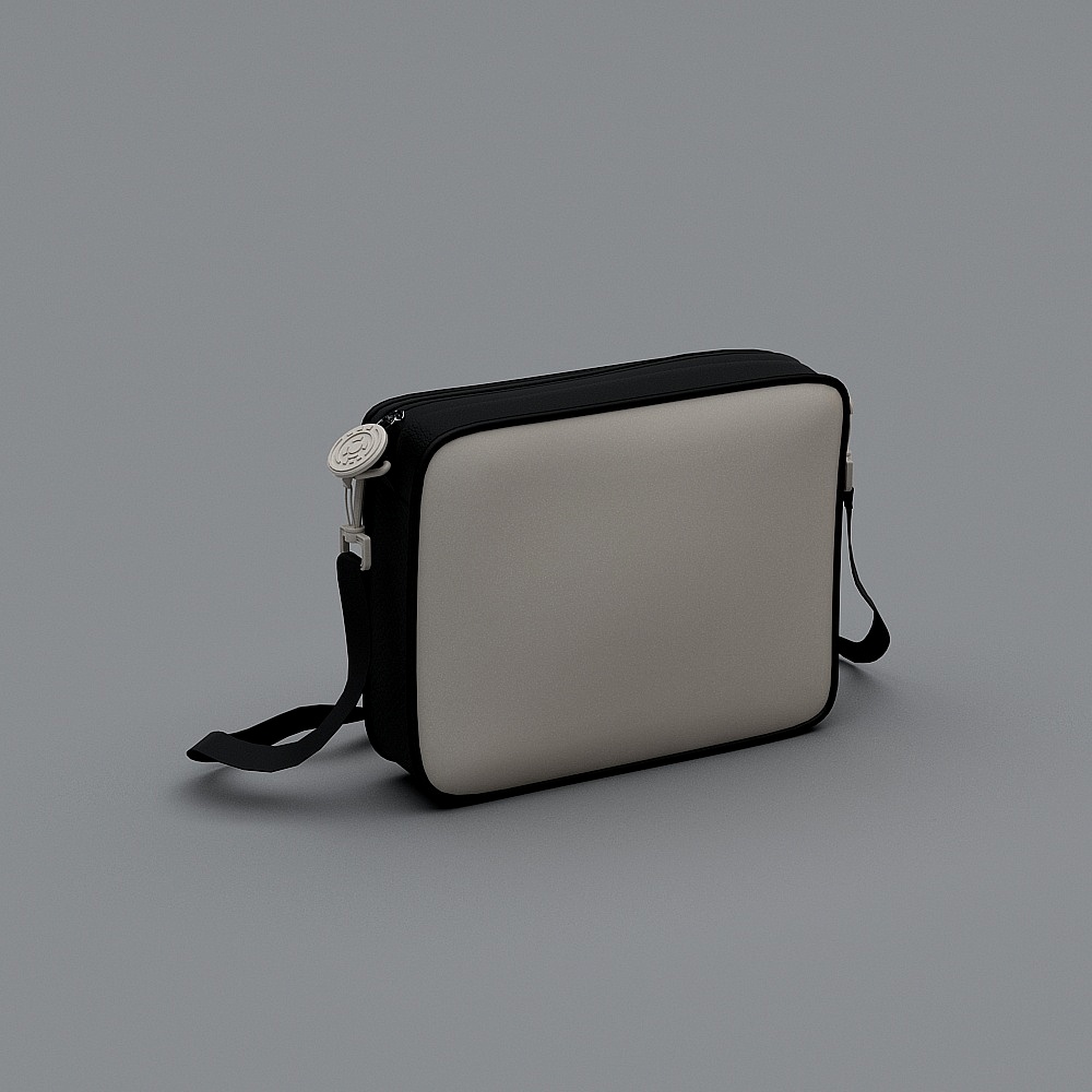 Stylish Crossbody Bag 3D model for Urban Environments