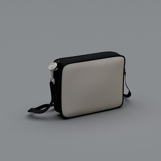 Stylish Crossbody Bag 3D model for Modern Urban Life