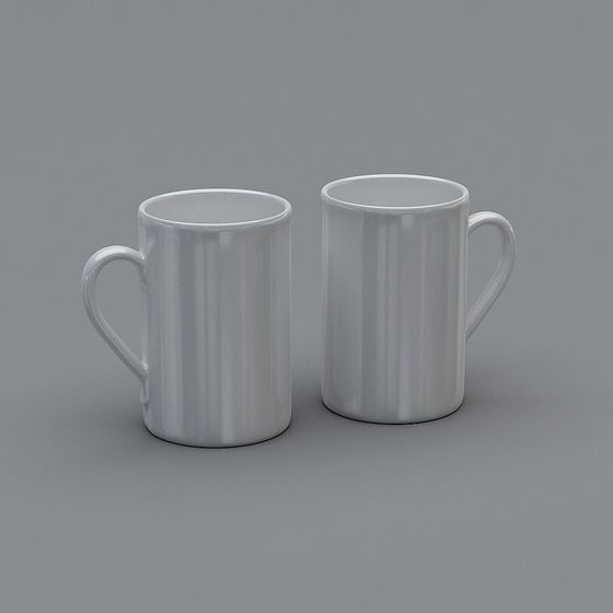 Minimalist Ceramic Mug 3D model