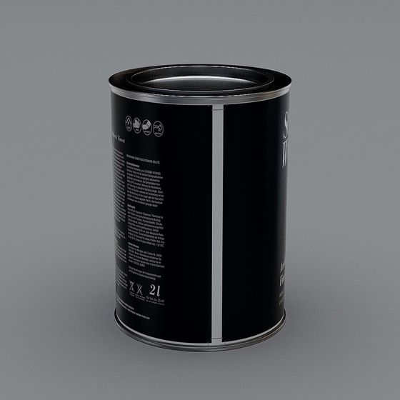 Stylish Industrial Paint Can 3D Model for Creative Use