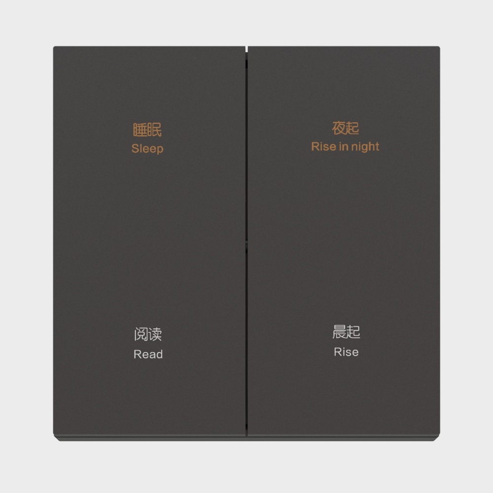 Pannello D3ZCJ-W scena camera da letto