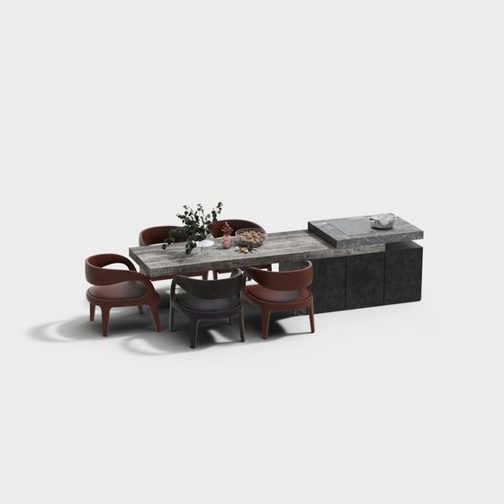 Urban Living Room 3D model
