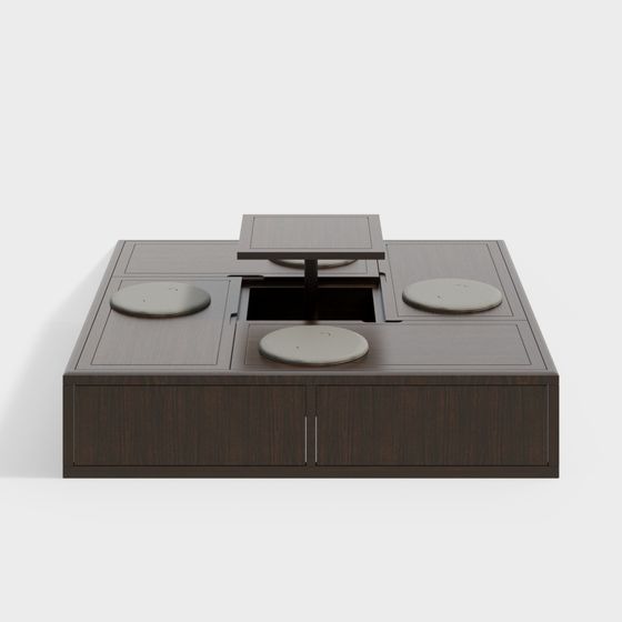 City Living Coffee Table 3D model for Contemporary Spaces