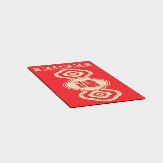 2022 Tiger Year Festive 3D Model for Creative Projects