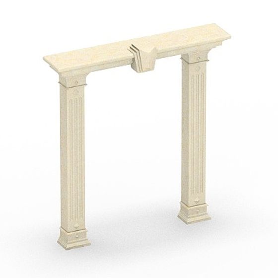 Rectangular Door Cover in White