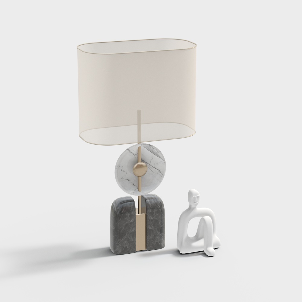 A few lamps on the side