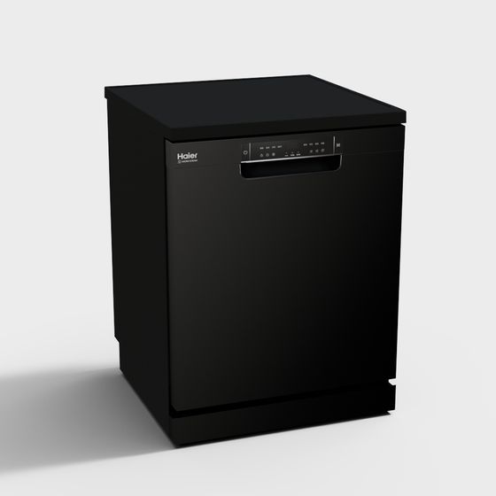 Haier Dishwasher Low Poly 3D Model