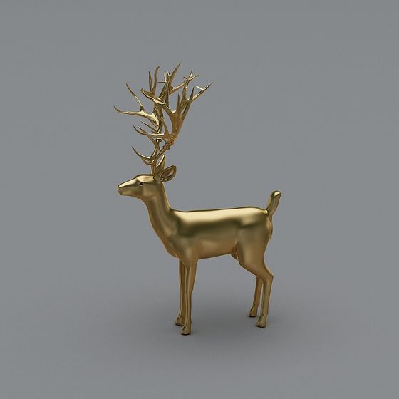 Golden Stag Regal 3D model