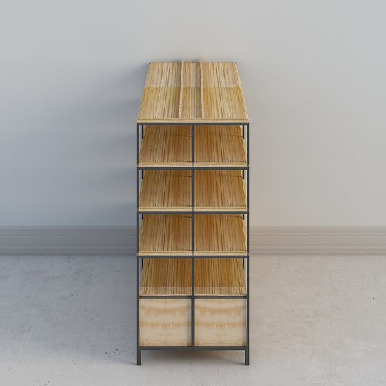 Urban Bookshelf 3D model