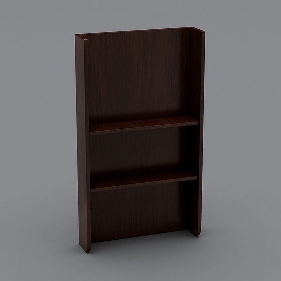 Modern Minimalist Bookshelf 3D model