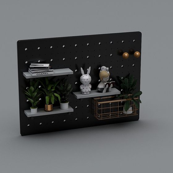 Modern Low-Poly Wall Decor 3D model