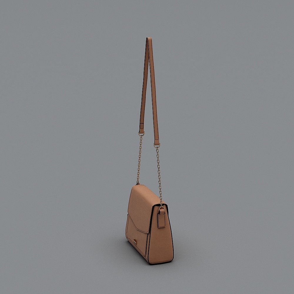 Elegant Shoulder Bag 3D model for Fashion Lovers