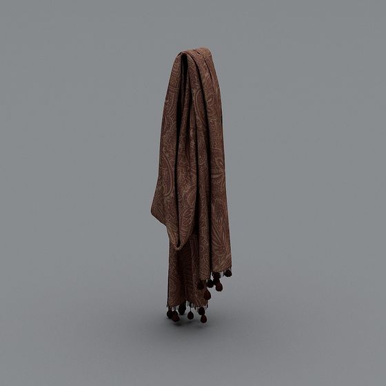 Paisley Scarf 3D model