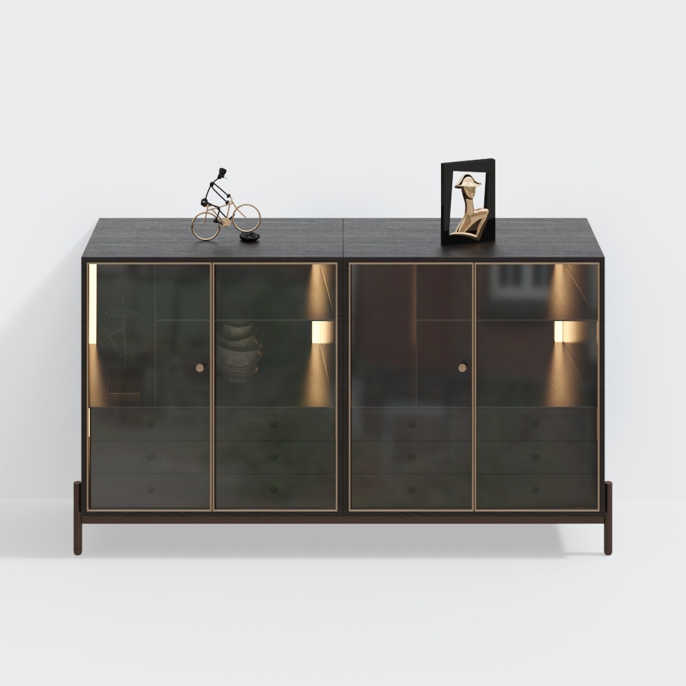 Miloti Minotti moderner Eingangsschrank, Italien