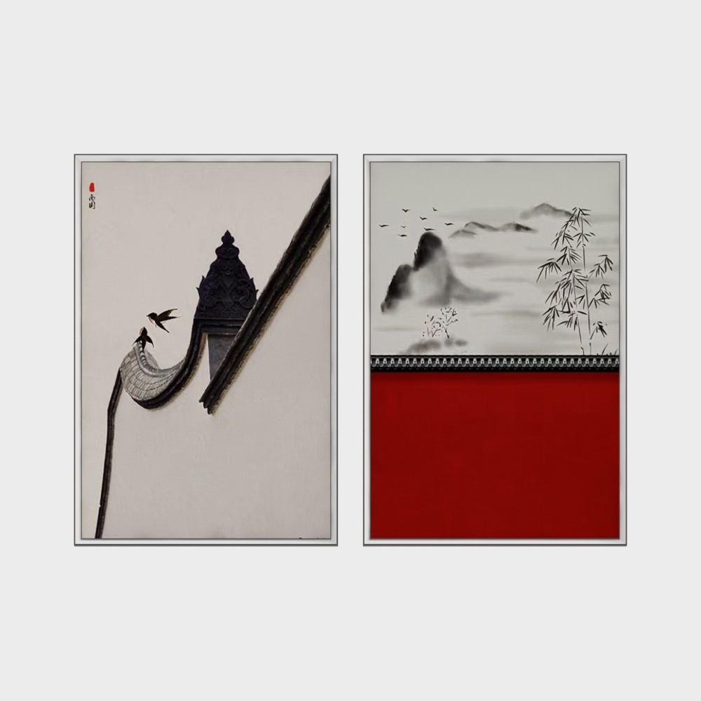 eaves decorative painting