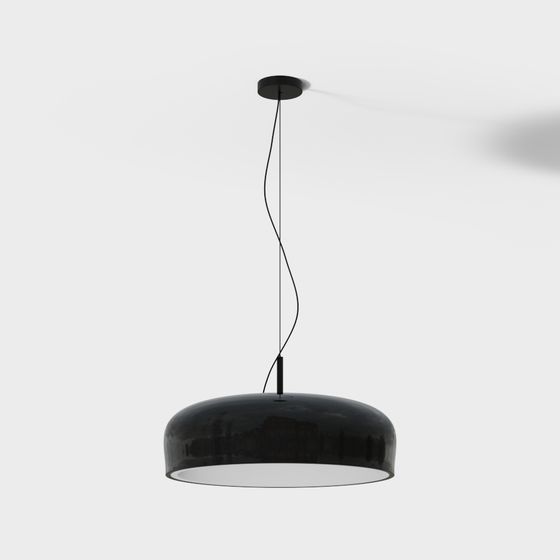 Modern Minimalist Pendant Light 3D model