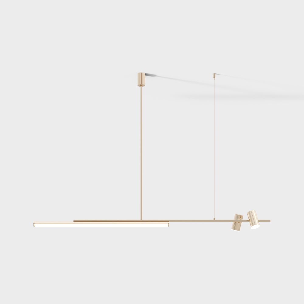 Linear Light Fixture 3D model