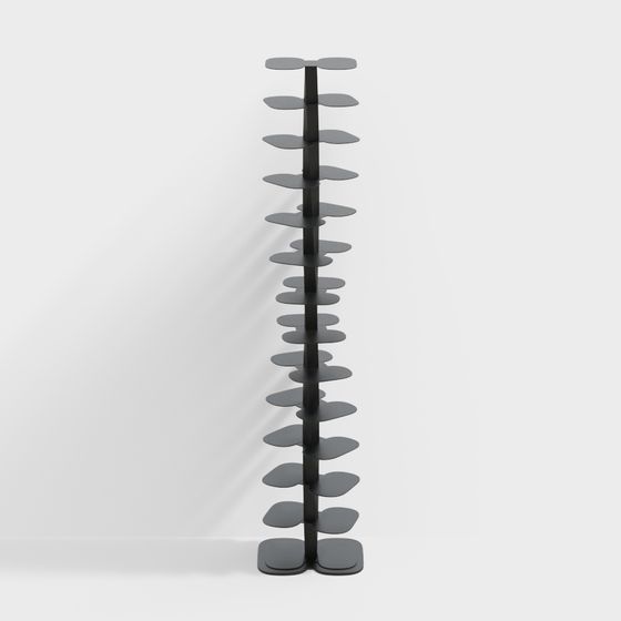 Spiral Shelf 3D model for Modern Interiors