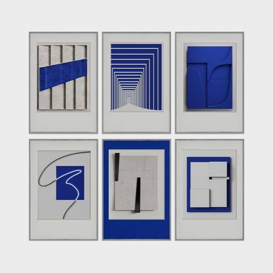 Abstract Geometric Gallery 3D model