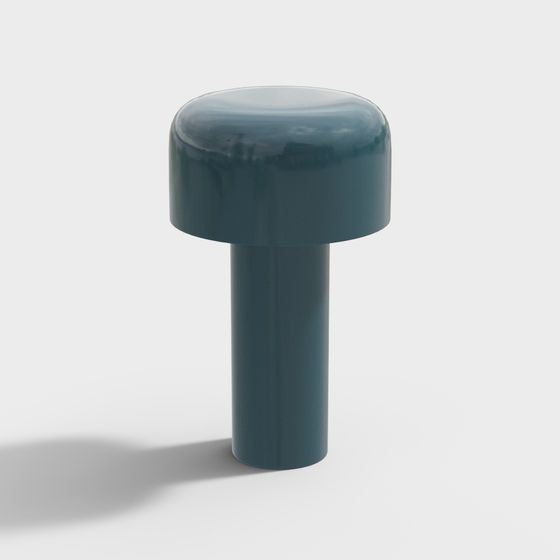 Elegant Minimalist Cylinder Stool 3D model