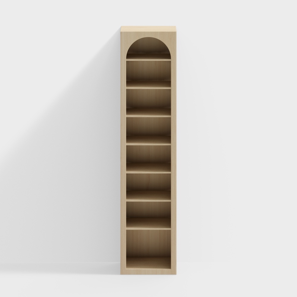 Songburg maßgefertigt - Einzel-Tür Bücherregal