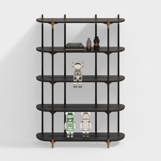 Minotti Milotti modernes minimalistisches Bücherregal