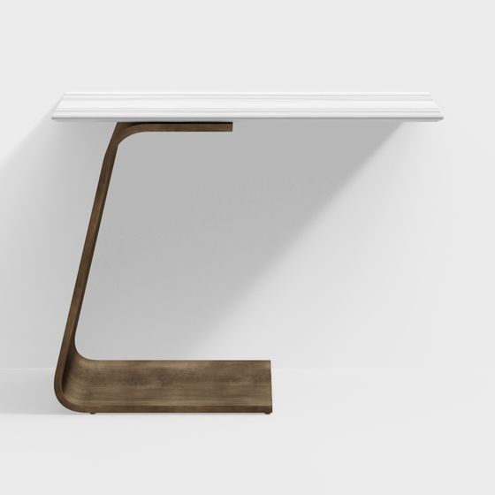 Minimalist Office Desk 3D model