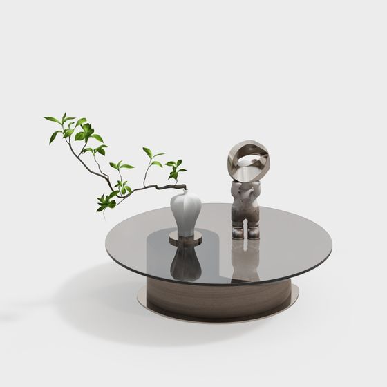 Artistic Glass Table 3D model