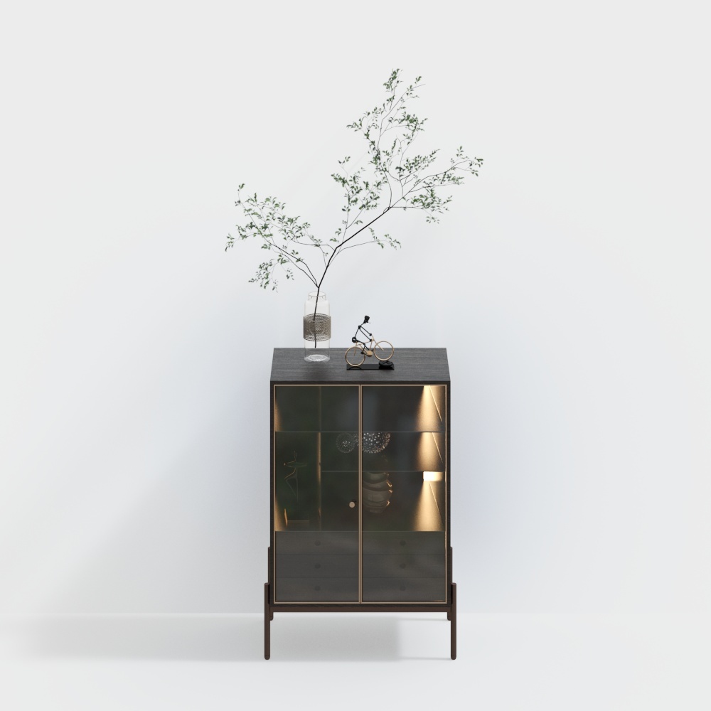 Minotti 모던 라이트 럭셔리 찬장