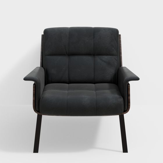 Urban Leisure Chair 3D Model for Cozy Spaces