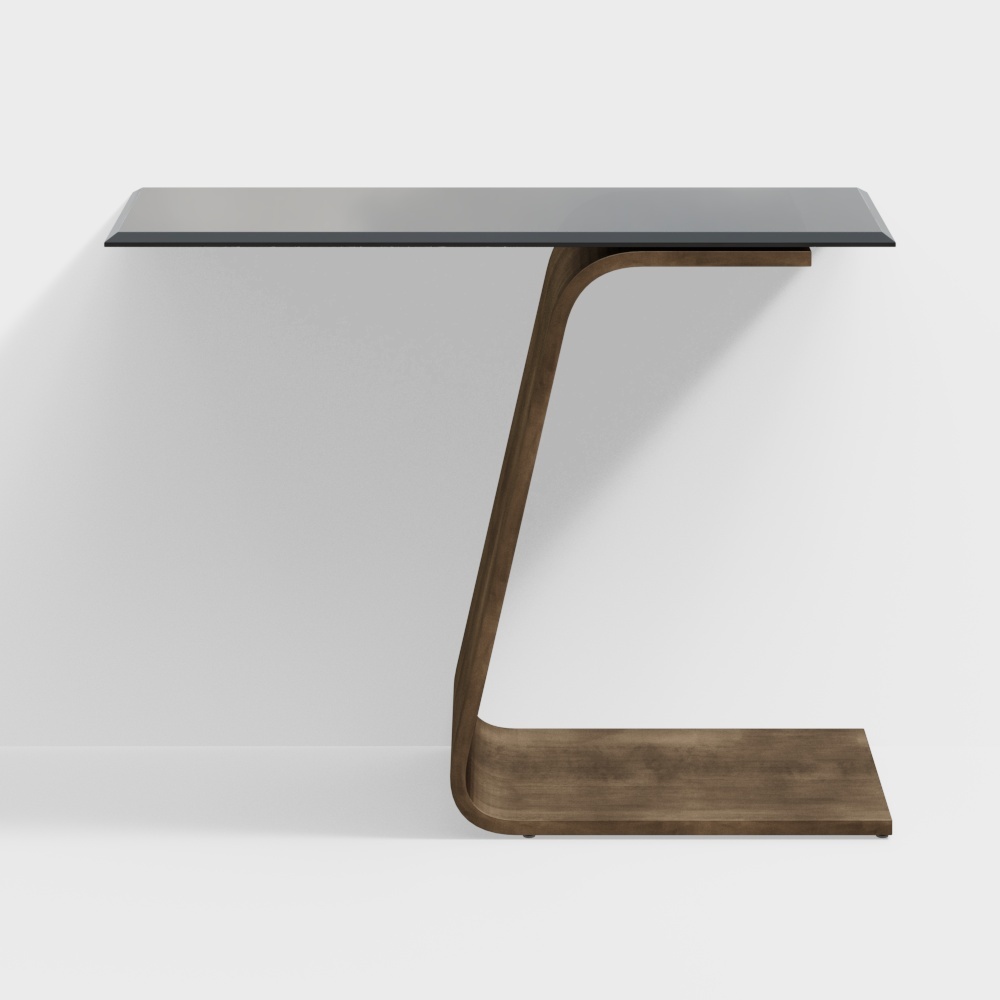 โต๊ะข้างใหญ่สีดำสมัยใหม่จาก Minotti