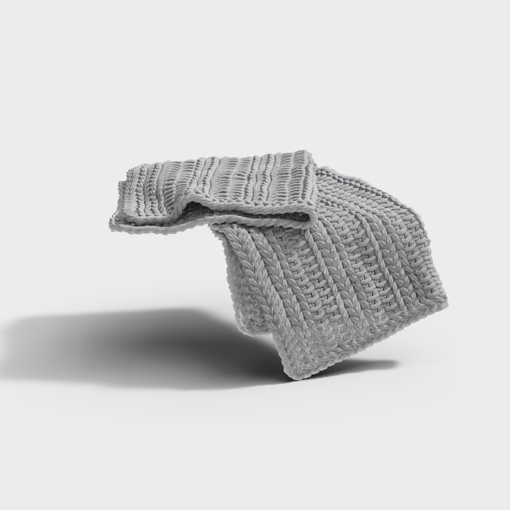Modern grey scarf