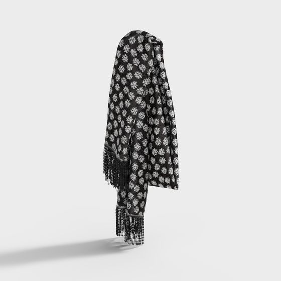 Geometric Shawl 3D model