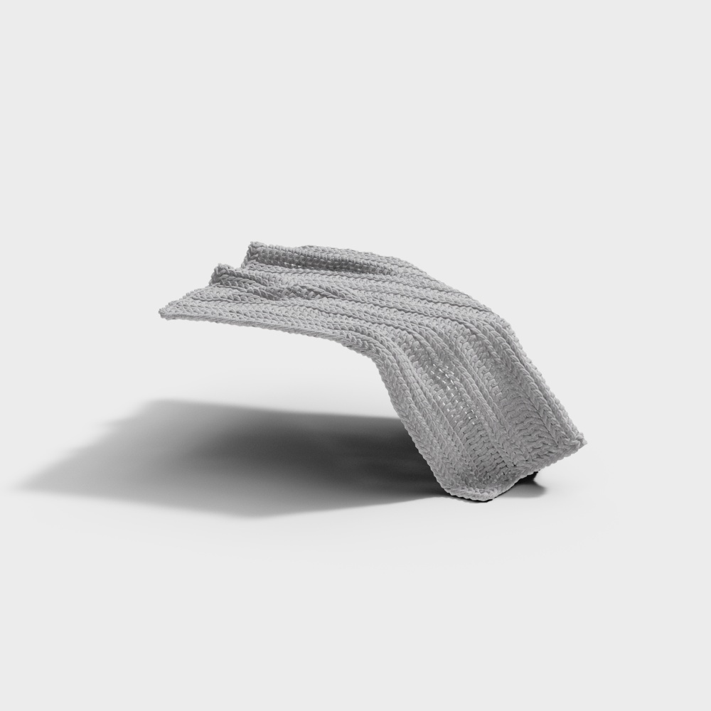 Pañuelo abierto gris moderno