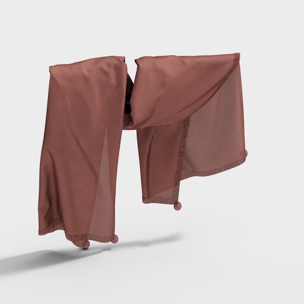 Sciarpa Appesa Rossa Moderna