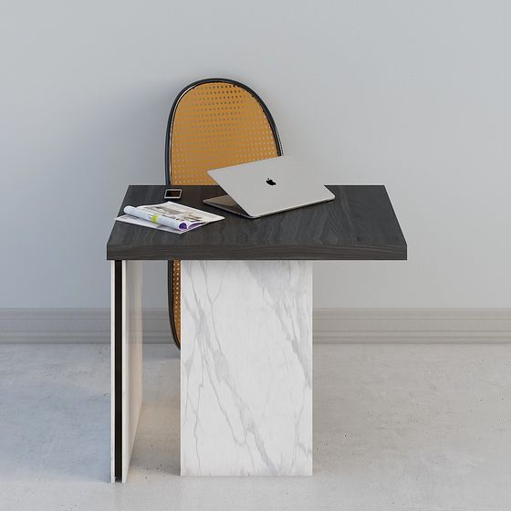 Modern Urban Work Desk 3D model