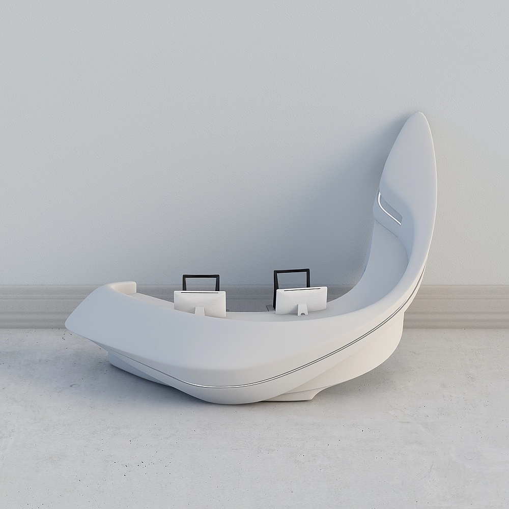 Modern office lobby front desk