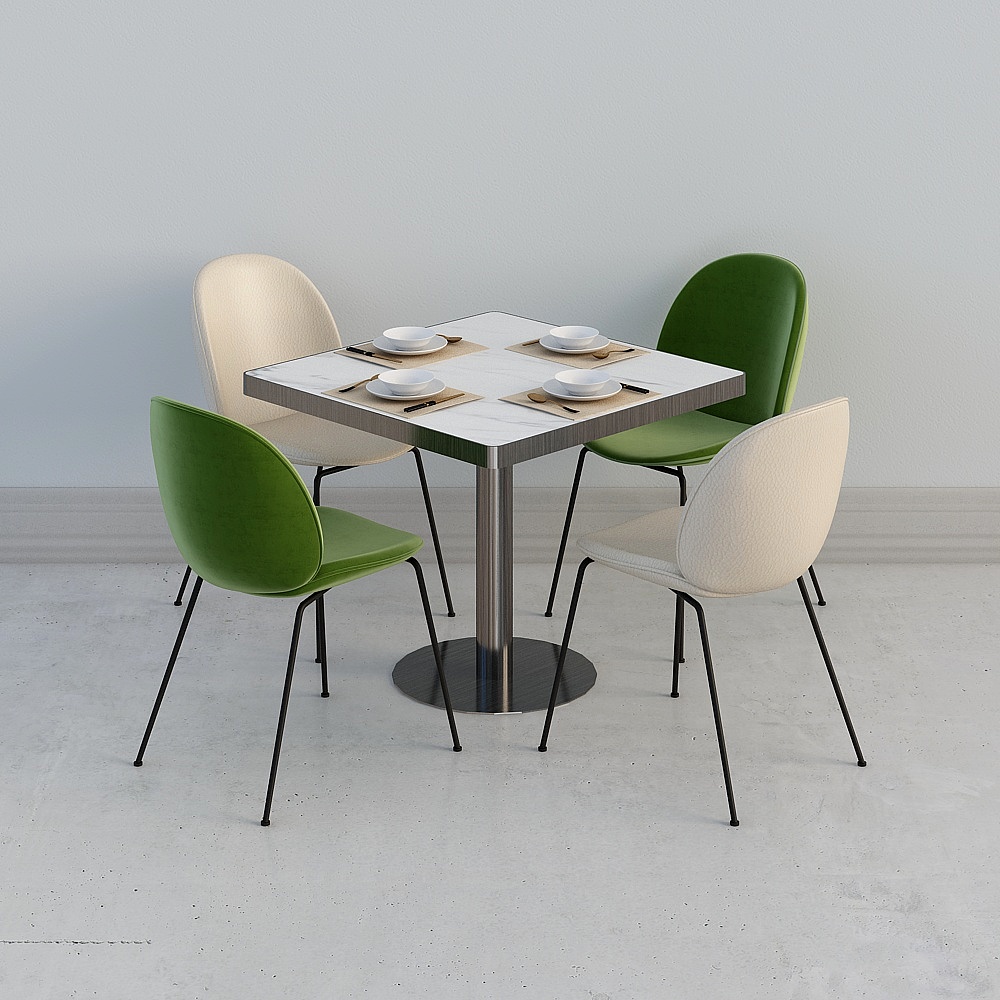 Combinación de Mesa para 4 Personas del Restaurante Occidental del B&B Hotel