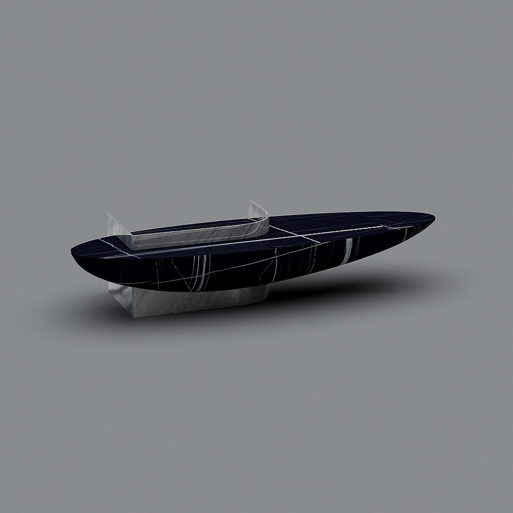 Space Explorer 3D Yacht Model