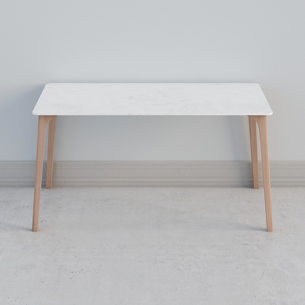 Elegant Marble Dining Table 3D model