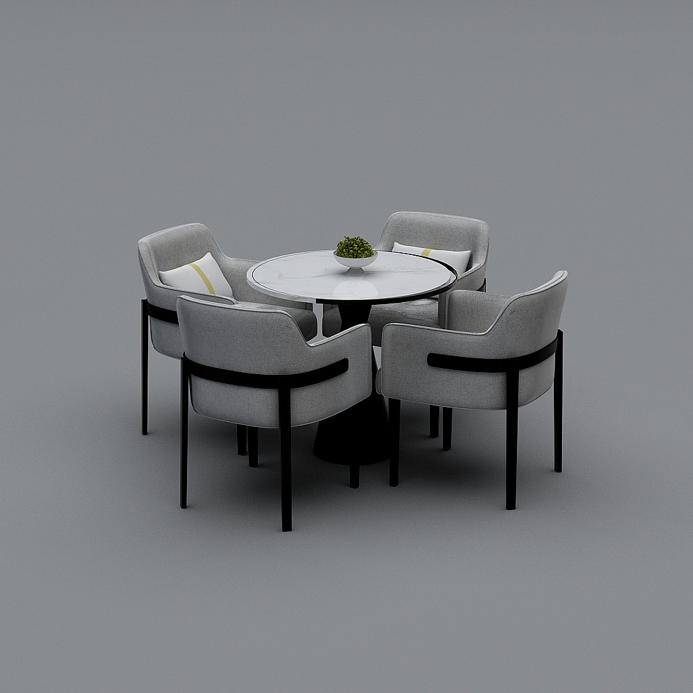 Combinación de mesa y silla para departamento de ventas de estilo chino 21