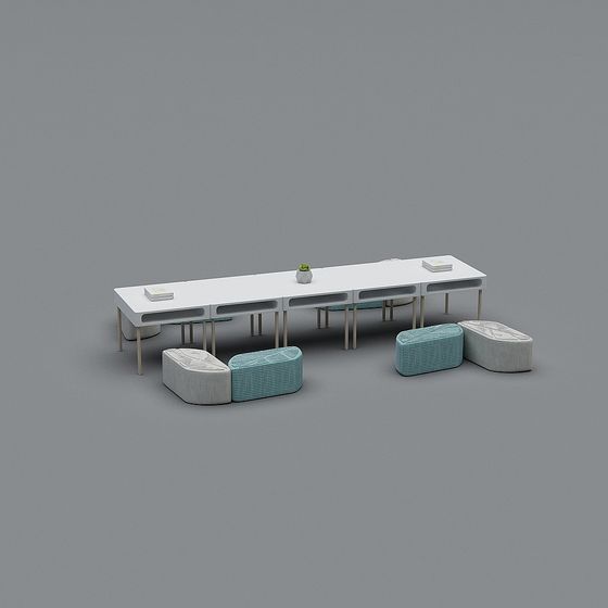 Urban Lounge 3D model for Contemporary Spaces