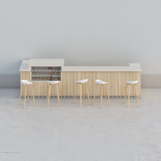 Cajero de café moderno 27