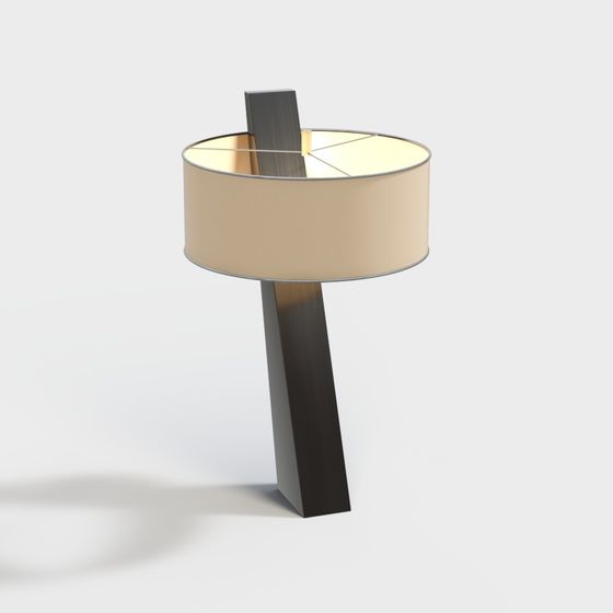 Minimalist Table Lamp 3D Model
