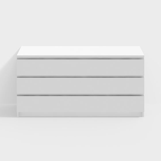 Minimalist Dresser 3D model