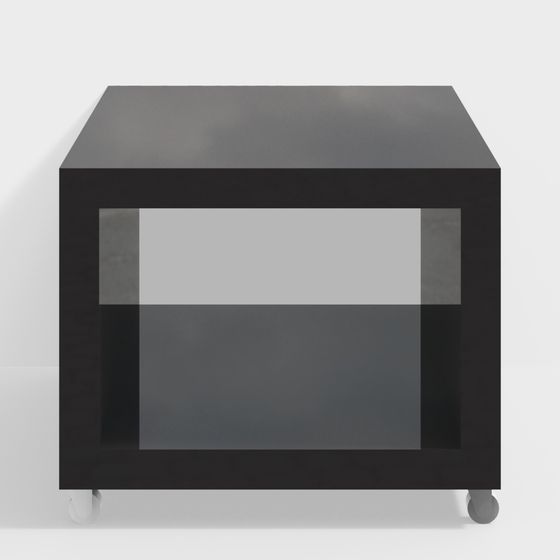 Stylish Mobile Side Table 3D model for Contemporary Spaces